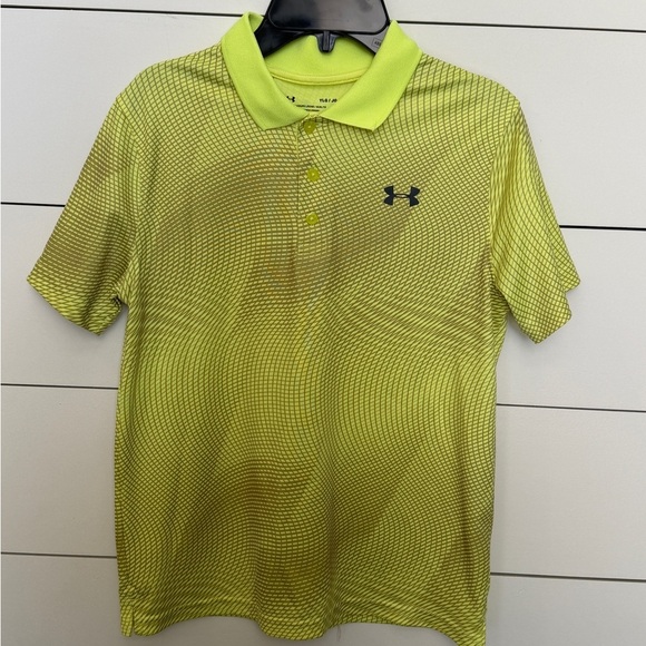Under Armour Other - Under Armour Kids Neon Yellow Polo Shirt